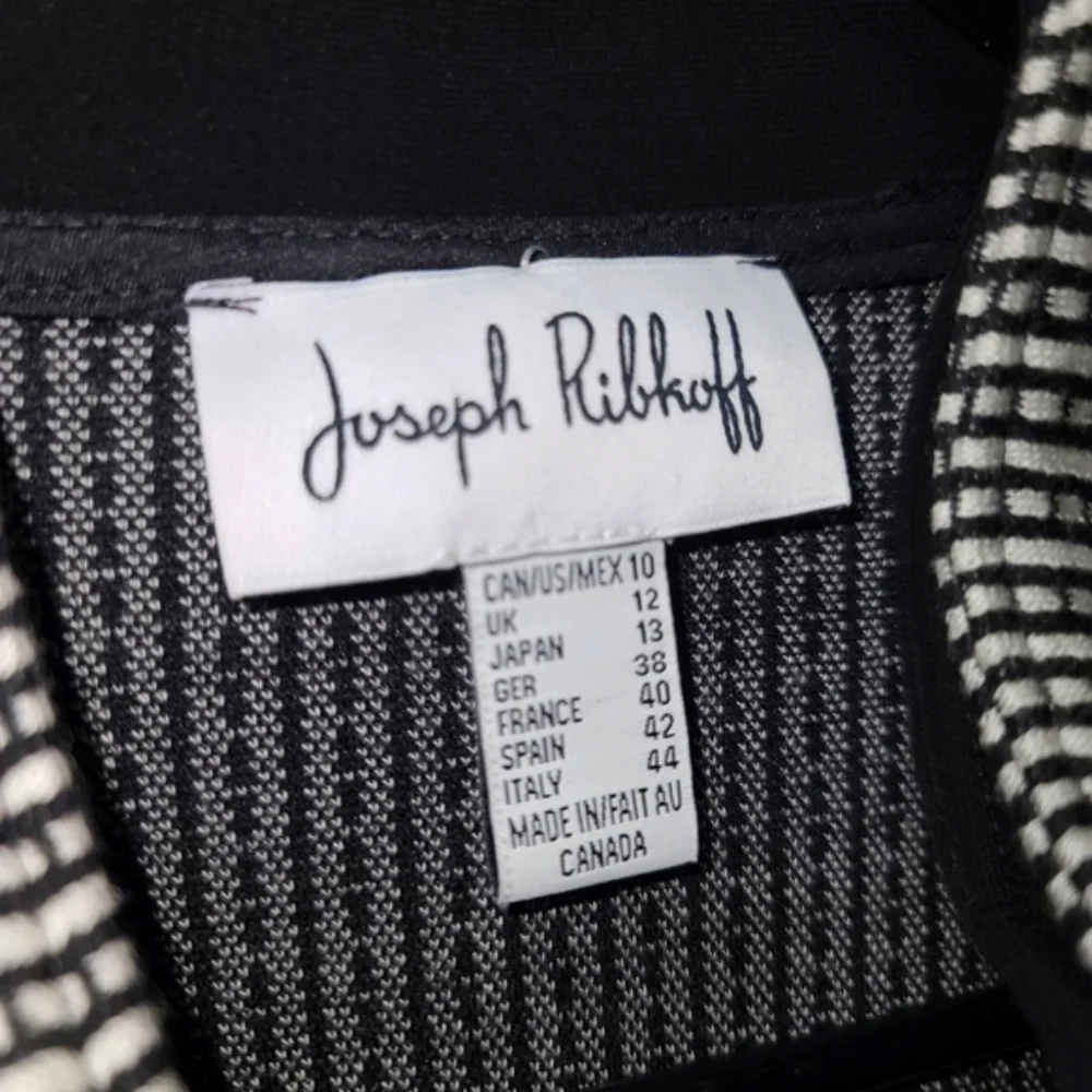 EUC Joseph Ribkoff Black and White Floral Jacket - Picture 3 of 7